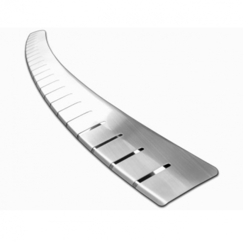 Folie protectie portbagaj auto, crom și aluminiu polisat, 83x7,5cm, universal, autocolant autoadeziv, montaj ușor [2]