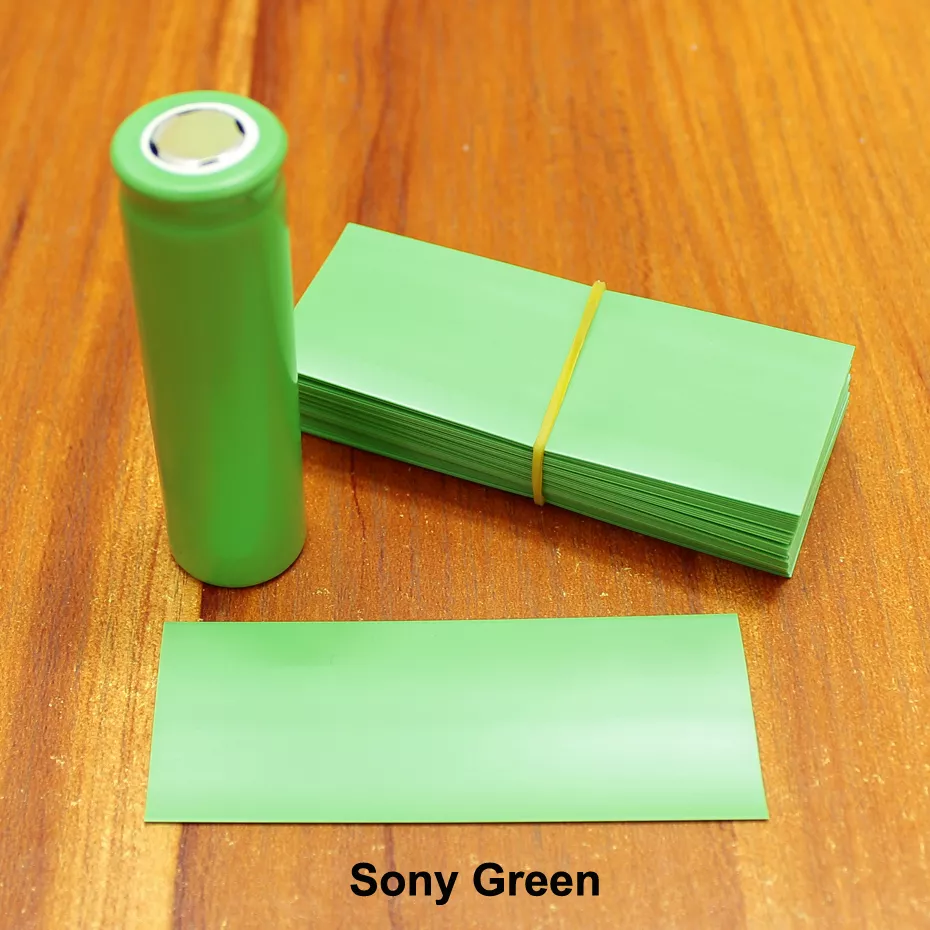 Accesorii acumulatori - Folie termocontractabilă pentru acumulatori 18650 verde – IoElectronice.ro