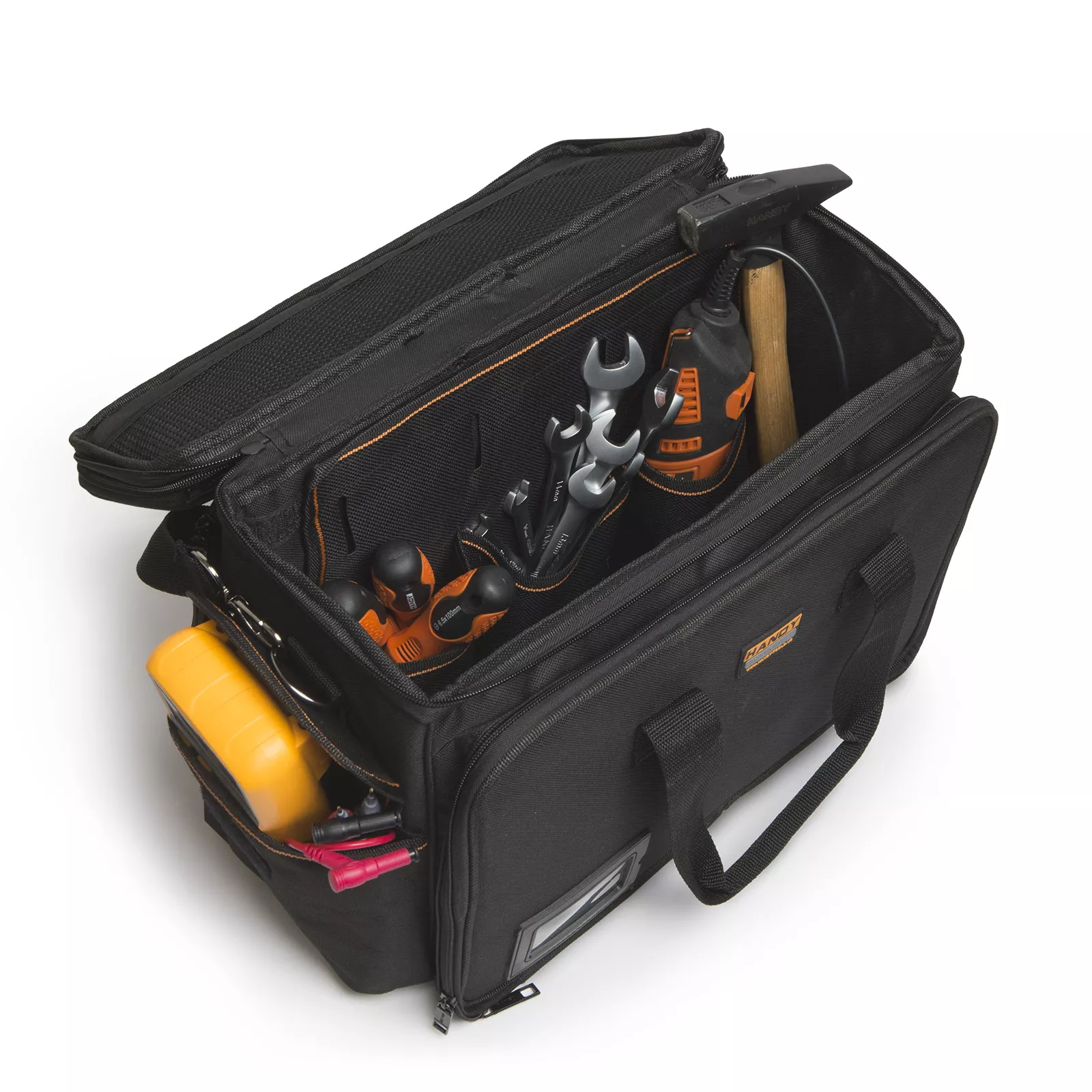 Geantă scule multifuncțională HANDY 10241 400x300x200 mm cu perți rigizi pentru organizare eficientă. [1]