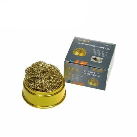 Suporti-bureti letcon - Ghem din sarma pentru curatare varf letcon de lipit cu suport ZD-10W-2 - IoElectronice.ro