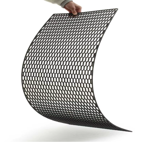 Grilă de aer tuning Honey Comb 120x40cm, model fagure, decupabil, negru, ochiuri 10x10mm [2]