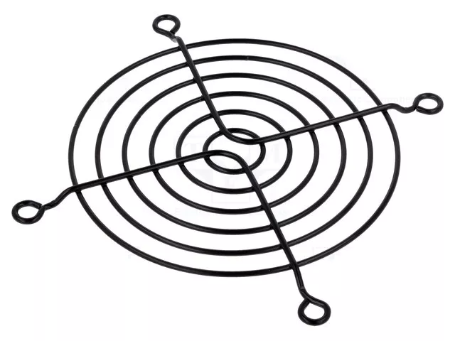 Accesorii ventilatoare - Grilaj ventilator de protectie metal 92x92mm surub negru TQSolution FG-09-BK - IoElectronice.ro