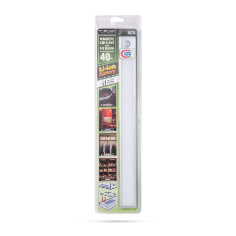 Iluminator LED cu senzor de mișcare 40cm alb rece PHENOM [4]