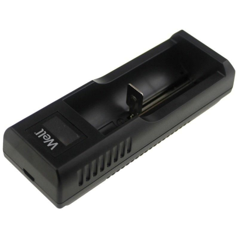 Încărcător acumulatori litiu-ion 1 canal Well Pace 18650 26650 3.7V 3.6V negru [3]