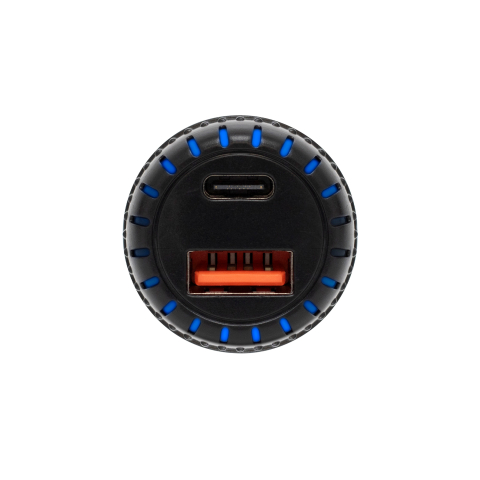 Încărcător brichetă auto 12/24V USB-A USB-C 5V/3.4A 17W SAL SAU34AC negru [1]