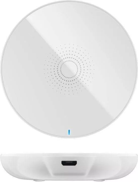 Incarcatoare wireless - Încărcător fără fir wireless 5W 1A alb pentru dispozitive standard QI Goobay – IoElectronice.ro