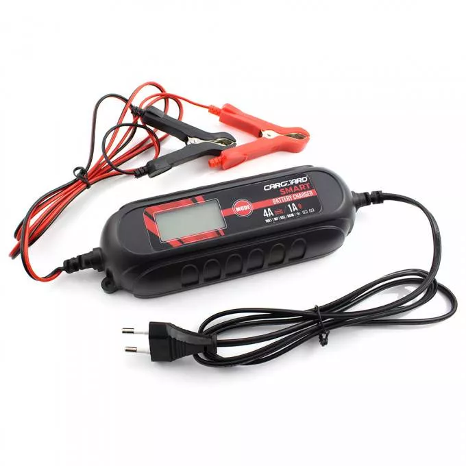 Redresoare auto - Încărcător Auto Inteligent Carguard 6V-12V, Protecții Multiple, LCD, 120Ah, Compatibil Baterii GEL, AGM, MF