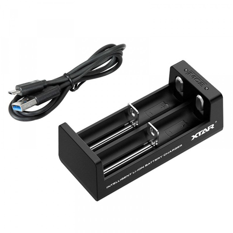 Incarcator portabil LI-ION XTAR MC2 pentru acumulatori 18650, 14500, 26650 – Rapid și universal [1]