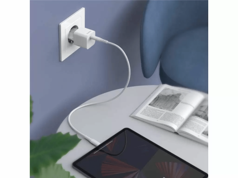 Încărcător rețea USB Type C 20W Choetech PD5010-EU-WH Quick Charge 3.0 alb 230V AC [4]