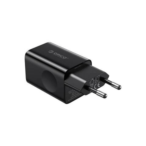 Încărcător rețea USB Type C QC3.0 30W Orico PT30-C negru, 230V AC, ieșire 5V-20V, amperaj 1.5-3A [1]