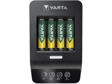 Încărcător Varta Ultra Fast Charger+ 57685 NiMH cu 4 acumulatori AA R6, compatibil AAA R3, încărcare rapidă. [1]