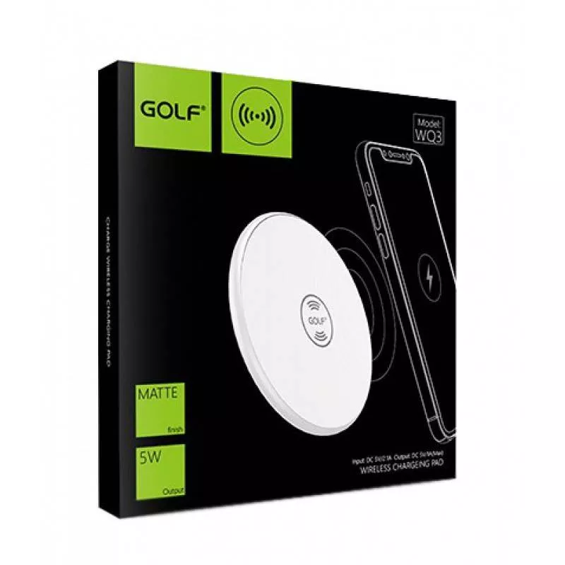 Încărcător wireless Golf WQ3 alb RCA 1m, garanție 24 luni persoane fizice [1]