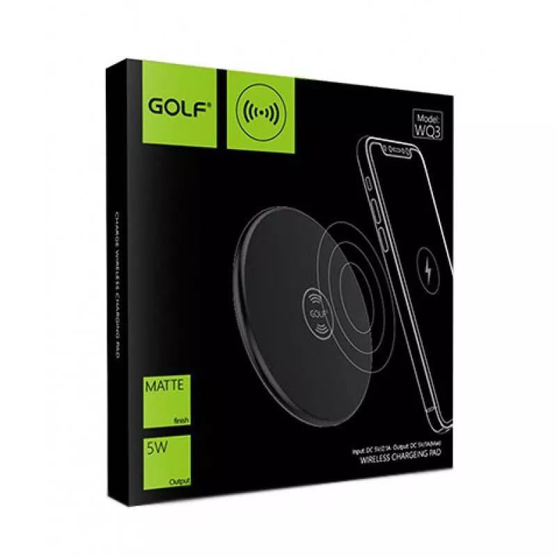 Încărcător wireless Golf WQ3 Negru tip RCA lungime 1 m, garanție 24 luni persoane fizice [2]