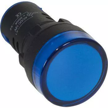 Led-uri - Indicator panel 22mm 230V albastru RND – IoElectronice.ro
