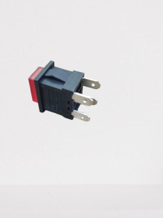 Electrice - Intrerupător PUSH BUTON 10A 250V 4 contacte roșu 22x15x31mm OEM