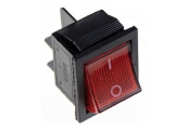 Electrice - Întreupător ON-OFF 15A 250V LED roșu KCD4 4PINI 28x22mm
