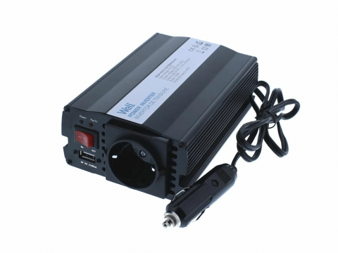 Invertoare auto - Invertor de tensiune 12V-230V 150W cu USB 5V, protecții multiple, ideal pentru mașină și acasă