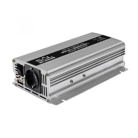 Invertoare auto - Invertor Tensiune 12V - 230V 1000W cu USB, Protecție Avansată, Ideal pentru Călătorii și Camping