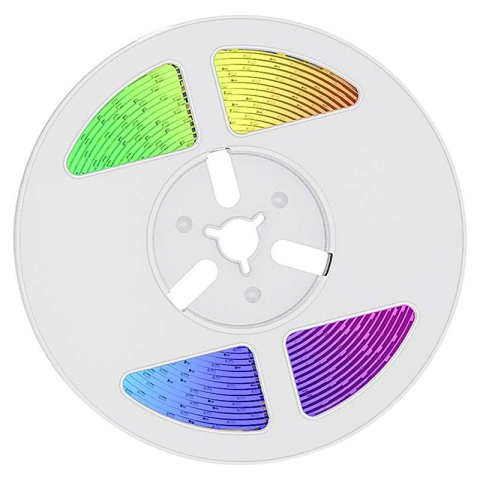 Kit bandă LED RGB solară 5m IP67 V-TAC SKU-23046 cu iluminare eficientă și garanție 24 luni persoane fizice [1]
