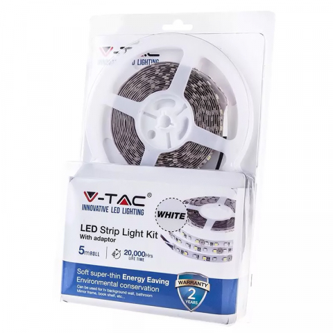 Banda LED - Banda LED RGB SMD5050 60LED/m, 5M, IP20, 9.6W/m, Tensiune 12V – Iluminare vibrantă și eficientă
