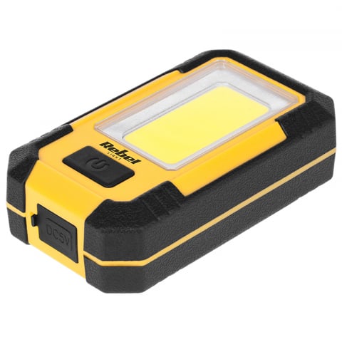 Lanterne-lampi - Lampa de Atelier LED COB 5W REBEL URZ0944 – Iluminare Puternică, Stand Pliabil și Funcție Power Bank