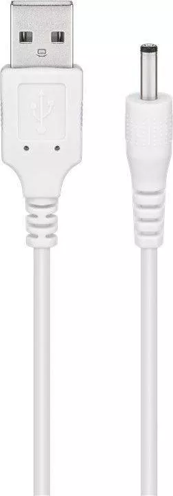 Lampa de birou cu ventilator Acumulator Goobay albă, LED, 220 lumen, USB micro, 3 W, garanție 24 luni [3]