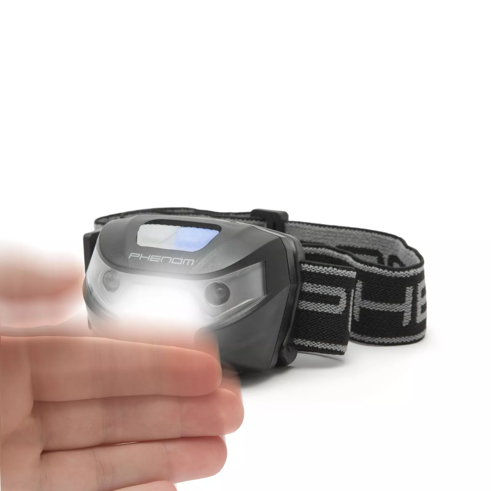Lanterne-lampi - Lampa de cap COB LED 120lm acumulator Li-Ion 1200mAh PHENOM, 24 luni garanție persoane fizice