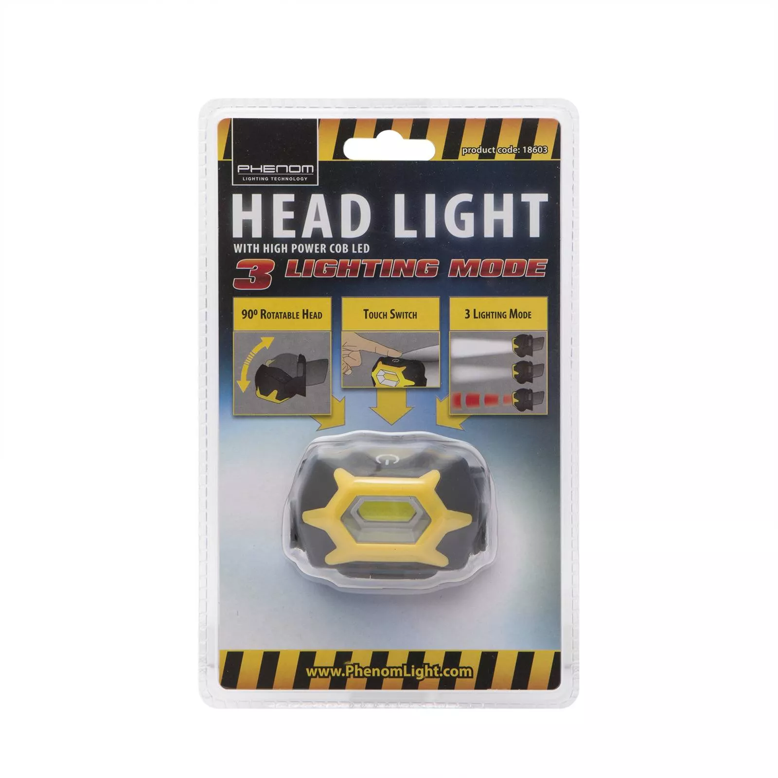 Lampa de lucru LED COB cu senzor 120lm PHENOM pentru port pe cap, 24 luni garanție persoane fizice [4]