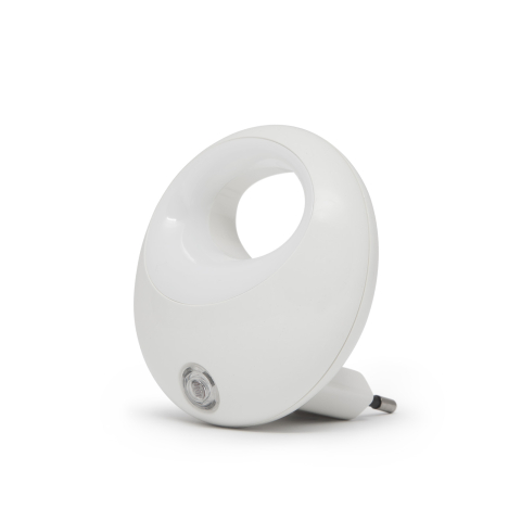 Lampa de veghe cu LED și senzor de lumină albă 1 LED 1W diametru 8 cm PHENOM 20275WH – IoElectronice.ro [2]