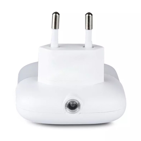 Lampa veghe patrata cu senzor lumina alb calda 3000K + 2x USB V-tac SKU-507 – IoElectronice.ro [1]