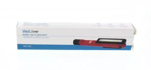Lanterna de lucru cu LED Well 180lm, alb rece, 10m, negru, garanție 24 luni persoane fizice. [3]