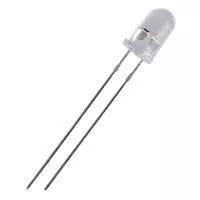Led-uri - LED 3mm alb rece 12V 3000/4200mcd 30° Parte frontală convex OPTOSUPPLY OSW5DK3131A-12V – IoElectronice.ro