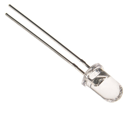 Electrice - LED 5mm galben 1120-1560mcd 10-15mA 12V OPTOSUPPLY OSY5RU5A31A-12V – IoElectronice.ro