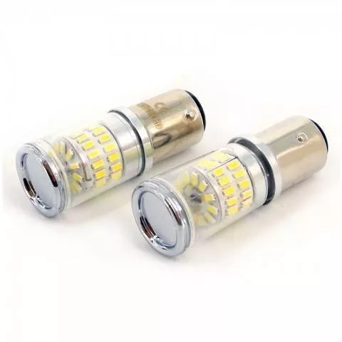 Becuri auto - LED de frână Canbus BA15S 12V 3.5W 400lm 6000K set 2buc CAN122 Carguard – IoElectronice.ro