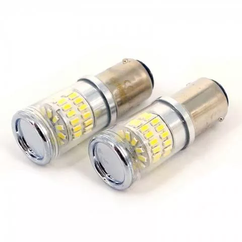 Becuri auto - LED de frână STOP + FRANĂ CANBUS BA15D 12V 3.5W 400lm 6000K set 2buc CAN124 Carguard – IoElectronice.ro