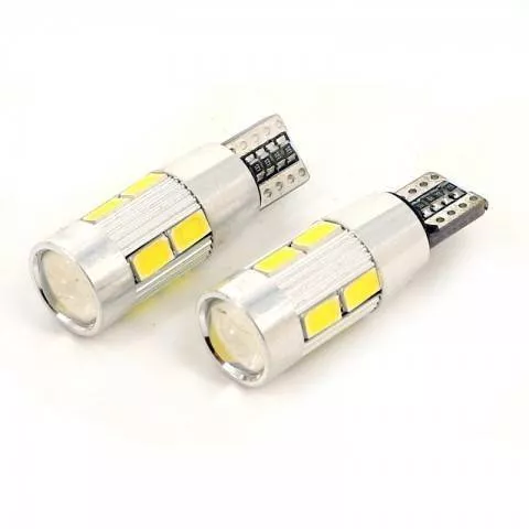 Becuri auto - LED de Poziție Canbus T10 12V 3.5W 300lm 6000K set 2buc CAN121 Carguard – IoElectronice.ro