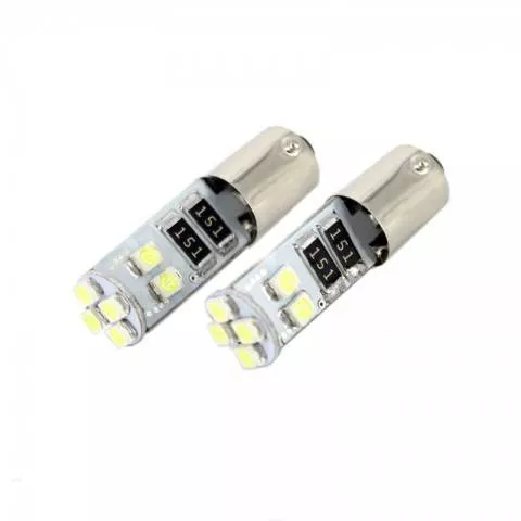 Becuri auto - LED SMD de Pozitie BA9S 12V 3W 56lm set 2buc CAN101 Carguard – IoElectronice.ro
