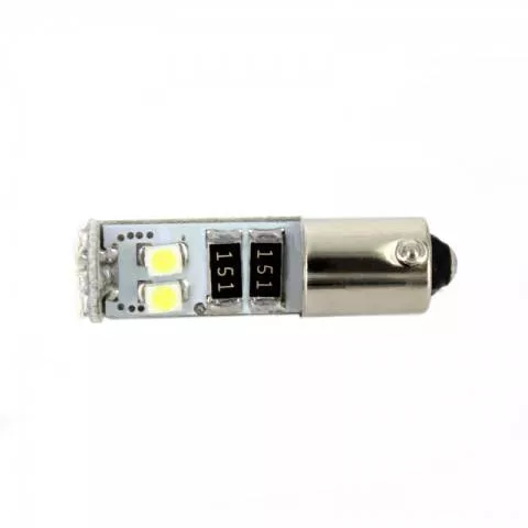 LED SMD de poziție BA9S 12V 3W 56lm alb rece set 2 buc Carguard Canbus [1]