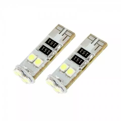 Becuri auto - LED SMD de Poziție T10 12V 3W 56lm set 2buc CAN102 Carguard – IoElectronice.ro