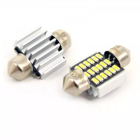 Becuri auto - LED Sofit 31mm Canbus Plafonieră Număr de Înmatriculare 12V 2W 170lm CAN116 Set 2buc Carguard – IoElectronice.ro
