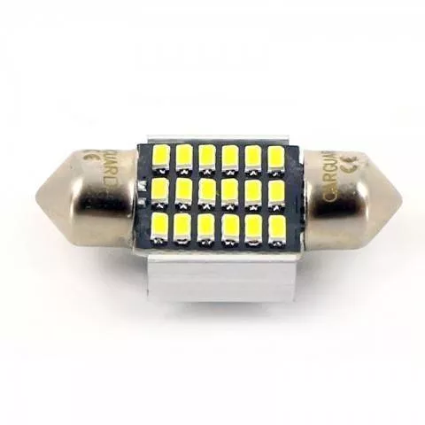 LED Sofit 31mm Canbus 12V 2W 170lm alb rece Carguard set 2buc pentru plafoniera număr de înmatriculare [2]