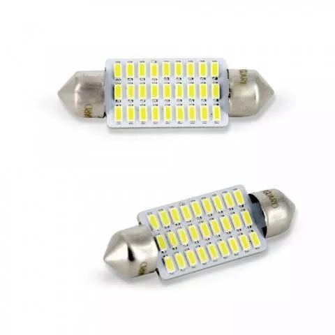 Becuri auto - LED Sofit 39mm Plafonieră Număr de Înmatriculare 12V 1.5W 189lm CLD024 Set 2buc Carguard – IoElectronice.ro
