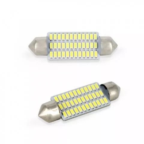 Becuri auto - LED Sofit 41mm Plafonieră Număr de Înmatriculare 12V 1.5W 252lm CLD025 Set 2buc Carguard – IoElectronice.ro