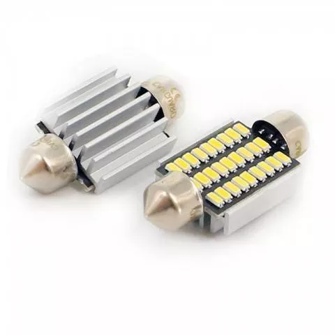 Becuri auto - LED Sofit Canbus 36mm Plafonieră Număr de Înmatriculare 12V 2.5W 189lm CAN117 Set 2buc Carguard – IoElectronice.ro