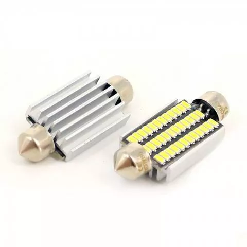 Becuri auto - LED Sofit Canbus 41mm Plafonieră Număr de Înmatriculare 12V 3W 252lm CAN119 Set 2buc Carguard – IoElectronice.ro