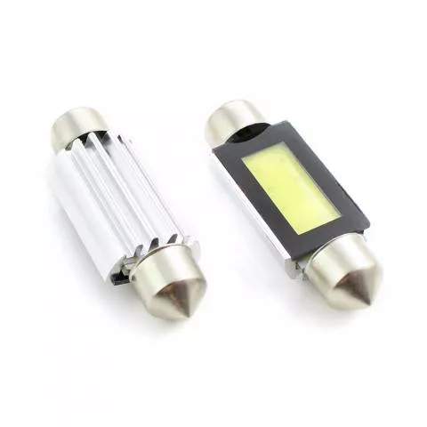 LED Sofit Plafoniera 39mm 12V 3W 150lm alb rece Carguard set 2 buc SV-8.5 6000K [1]