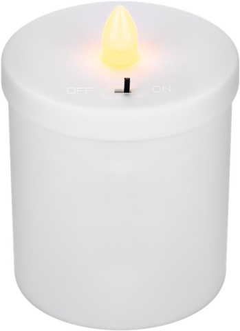 Lumânare funerară LED alb 2700K 10cm Goobay 64604 cu temporizator și lumina caldă. [2]