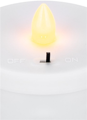 Lumânare funerară LED alb 2700K 10cm Goobay 64604 cu temporizator și lumina caldă. [4]