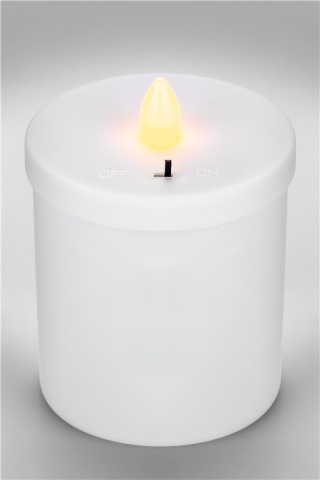 Lumânare funerară LED alb 2700K 10cm Goobay 64604 cu temporizator și lumina caldă. [3]