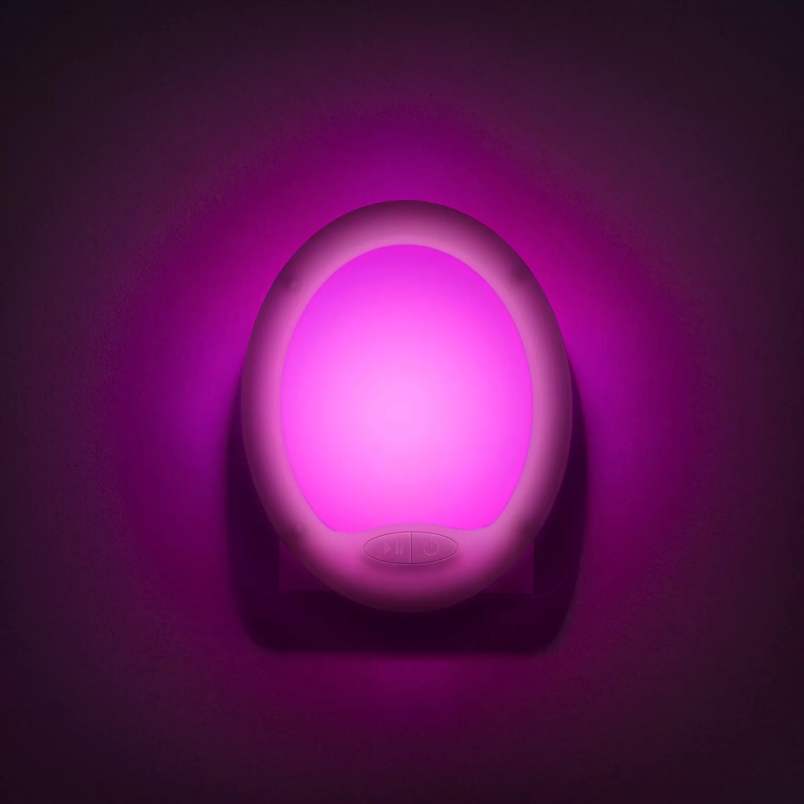 Lanterne-lampi - Lumina de veghe LED PHENOM, 8x10cm, RGB, 220-240V, 7 LED-uri, culori alternante, alb.
